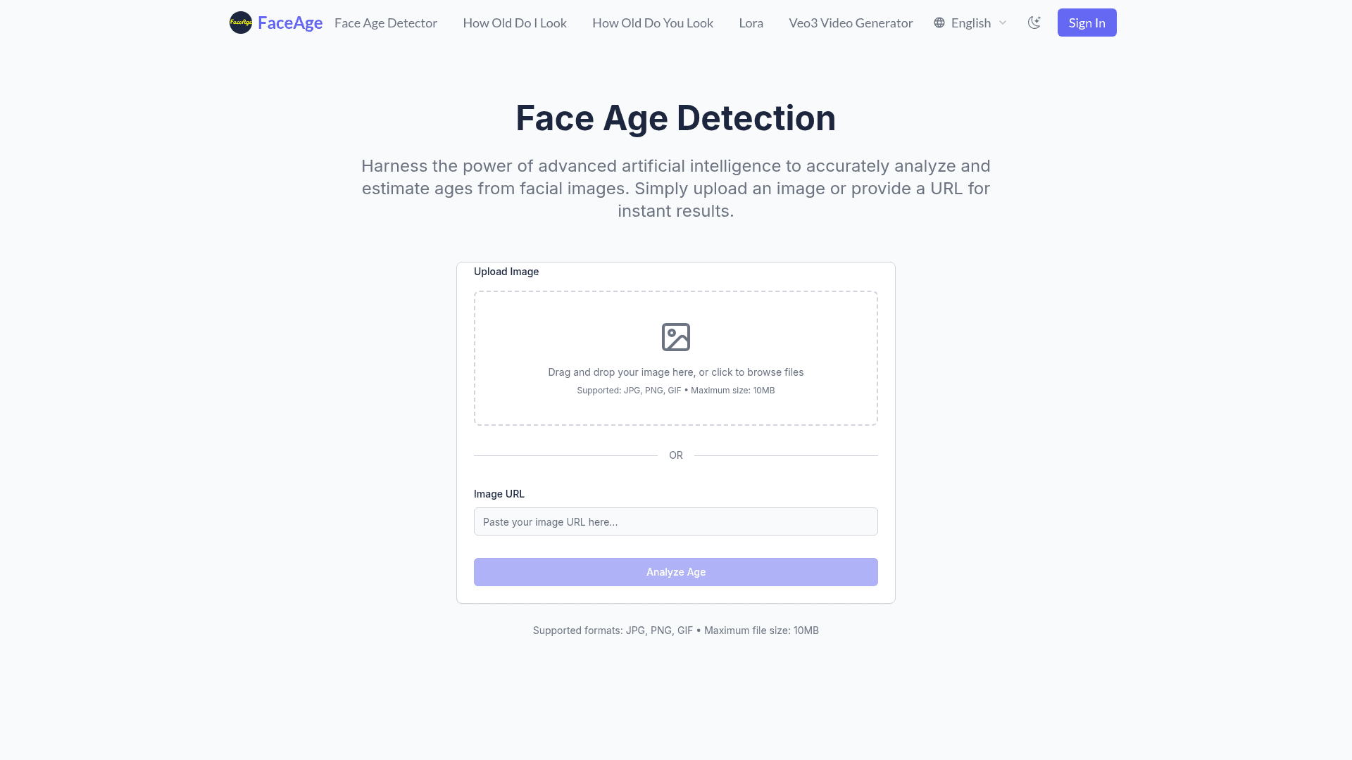 Face Age Detector AI - Product Image