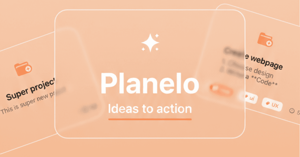 Planelo: Idea & Project Workflow Tool