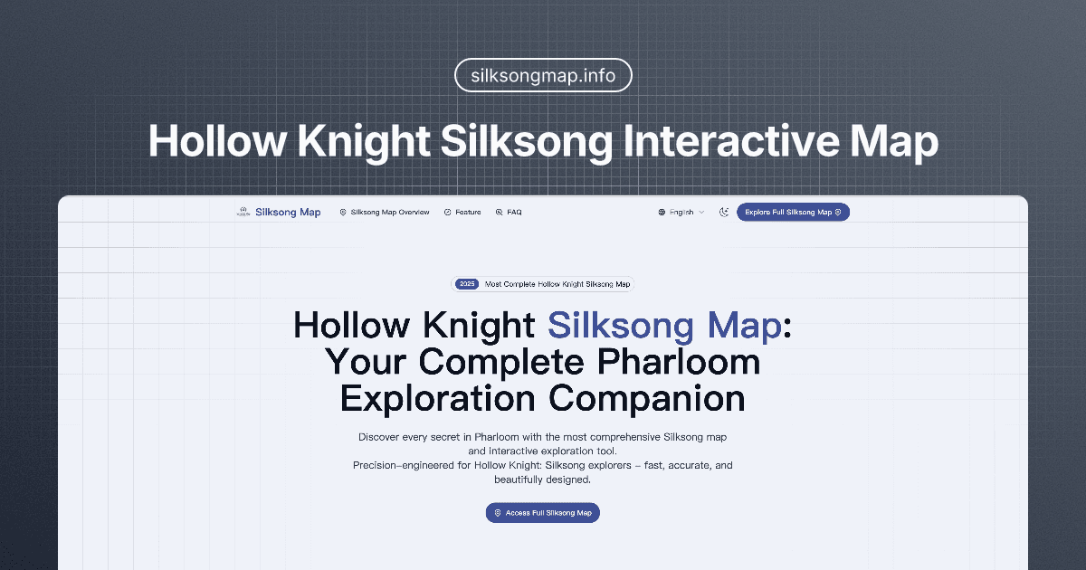 Silksong Interactive Map - Product Image
