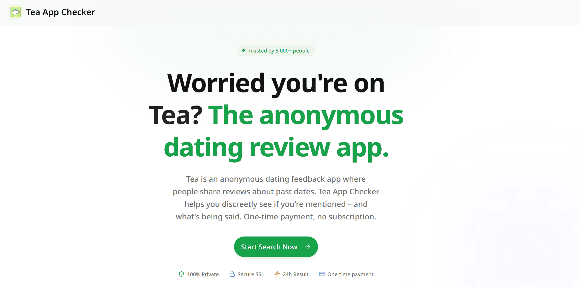 Tea App Profile Checker