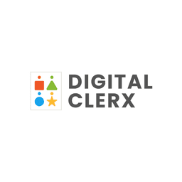 DigitalClerx startup logo on Aura++