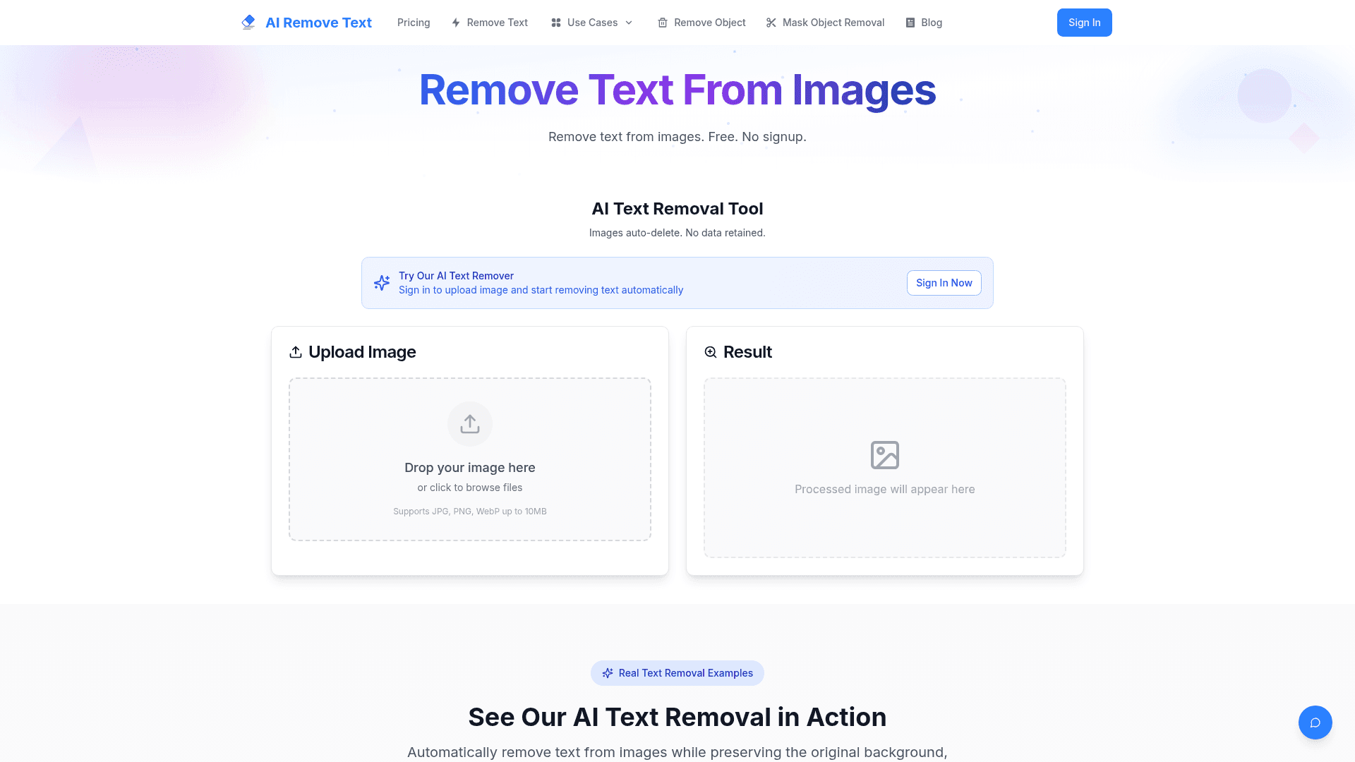 AI Remove Text from Images