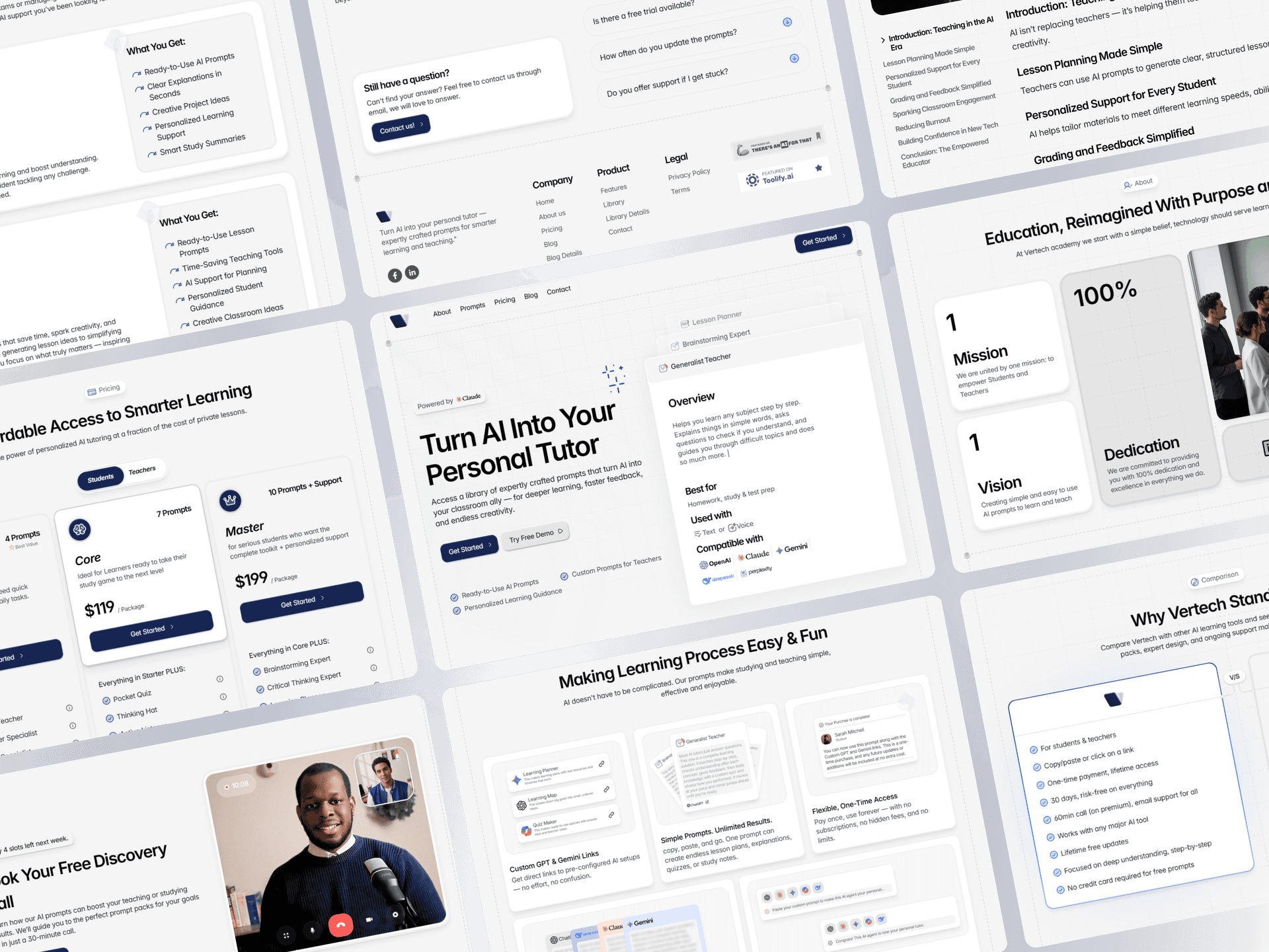 AI Tutor & Lesson Planning Platform - Product Image