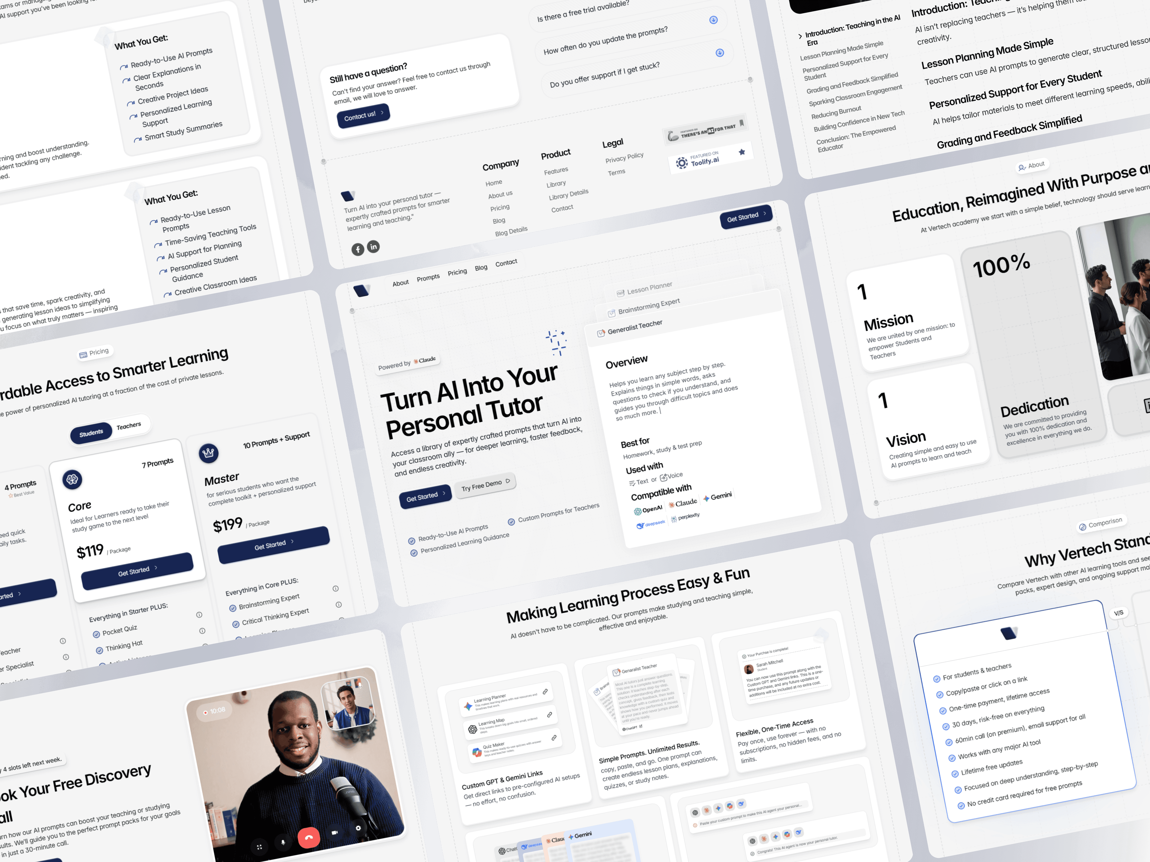 AI Tutor & Lesson Planning Platform