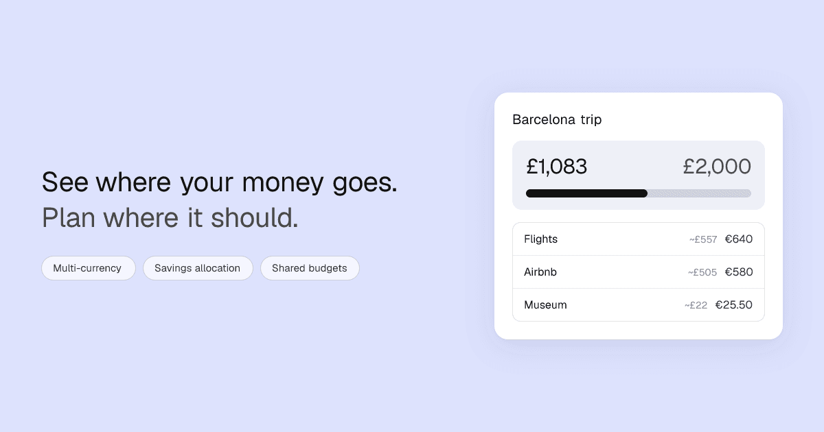 Kontu.io - Multi-Currency Budgeting & Project Tracking product preview for startup listing on Aura++