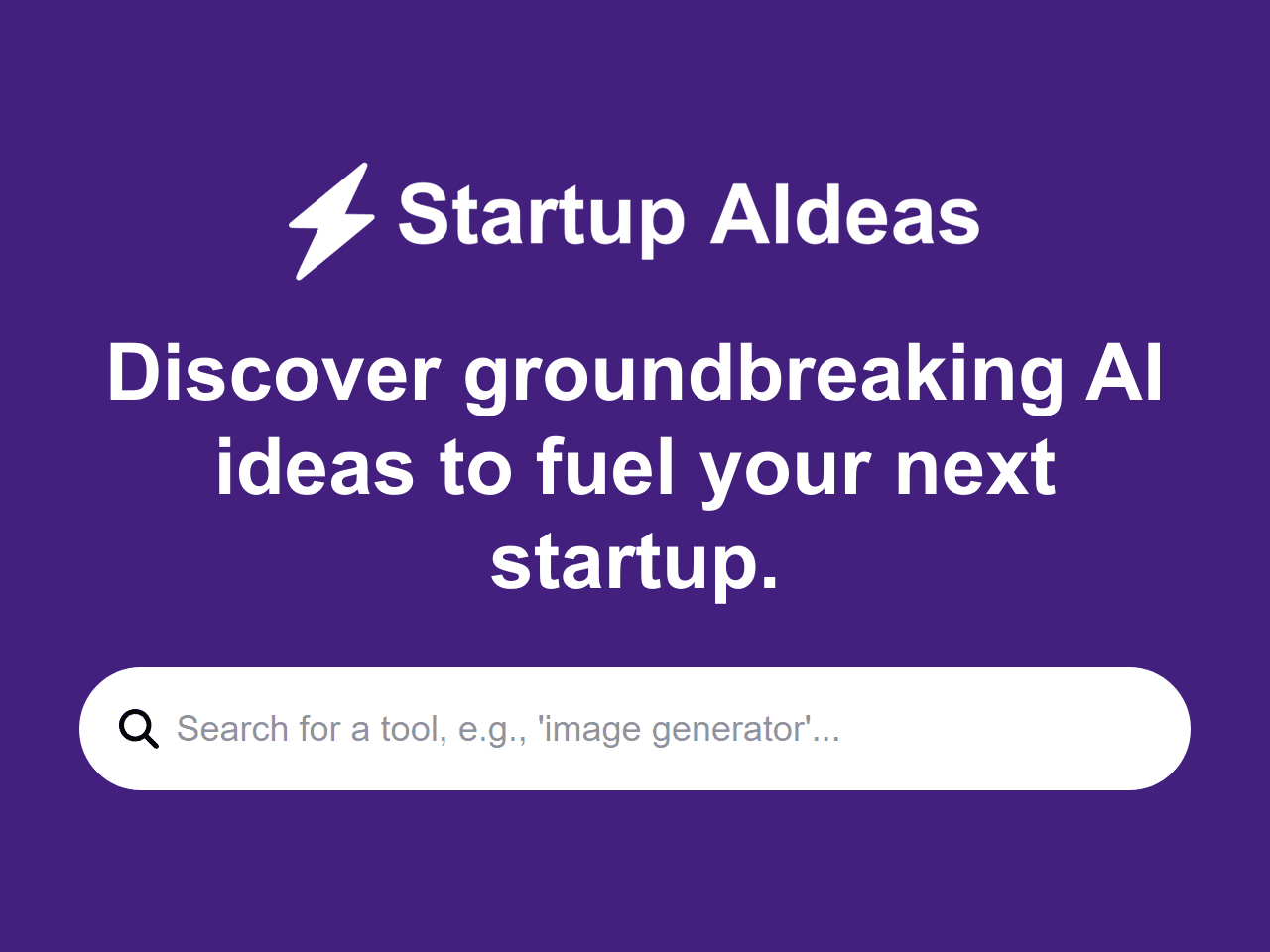 Startup AIdeas Directory - Product Image