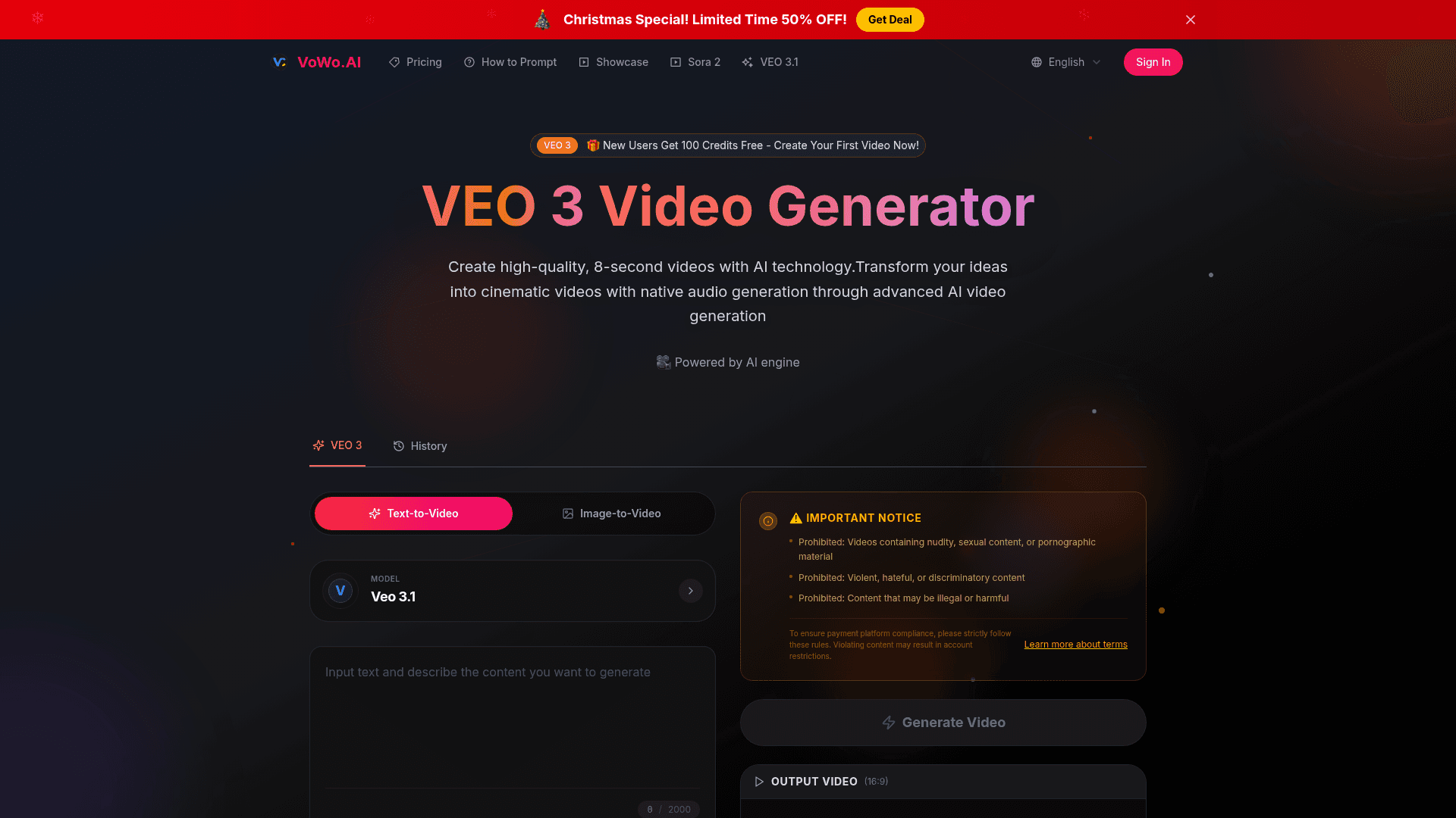 VEO 3 Video Generator