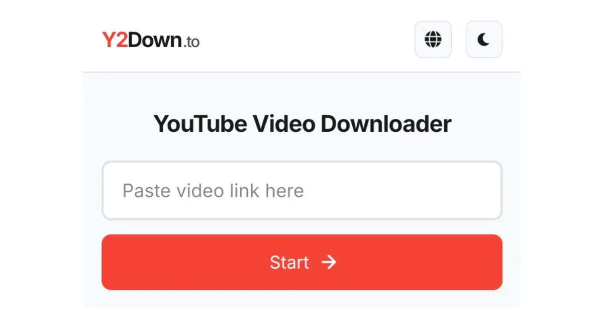 Y2Down YouTube Video Downloader - Product Image