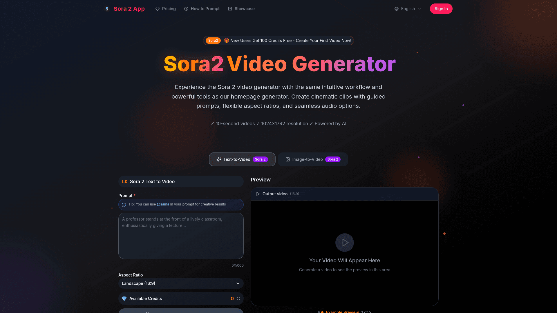 Sora 2 App - Product Image