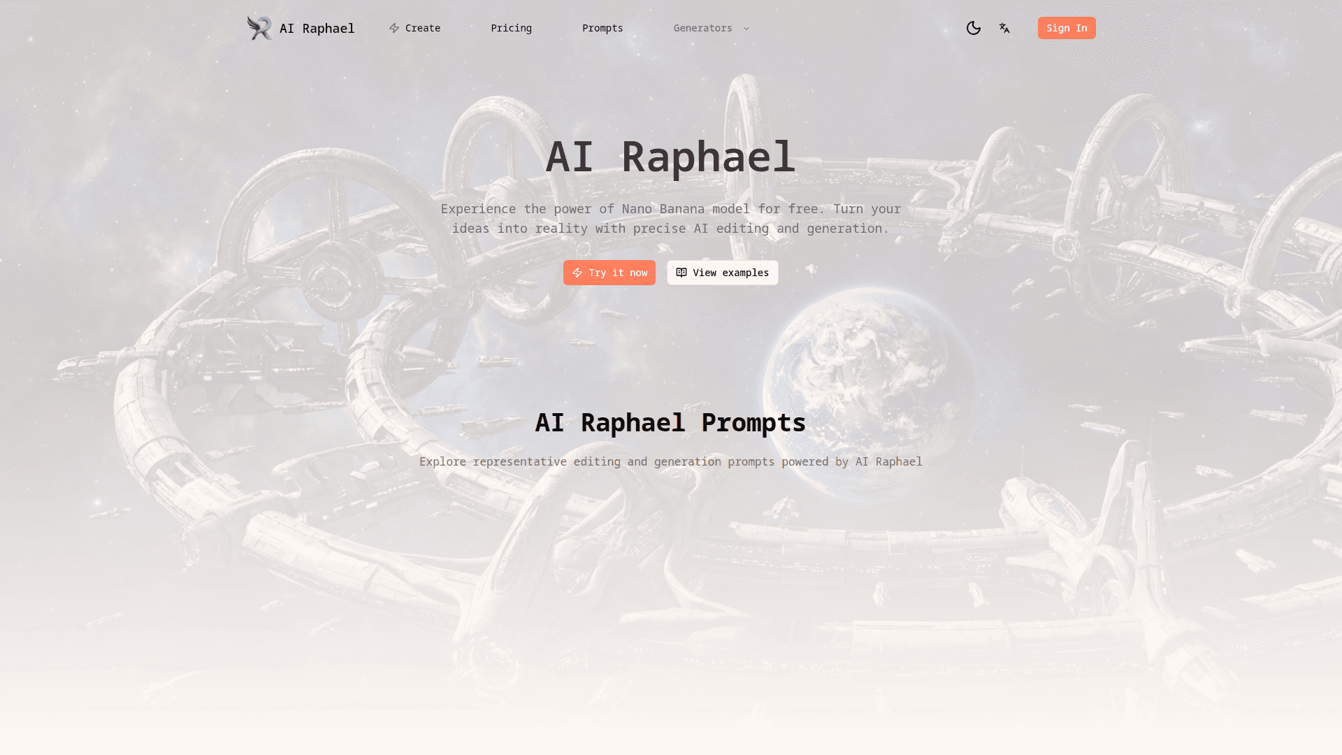 AI Raphael Image Editor