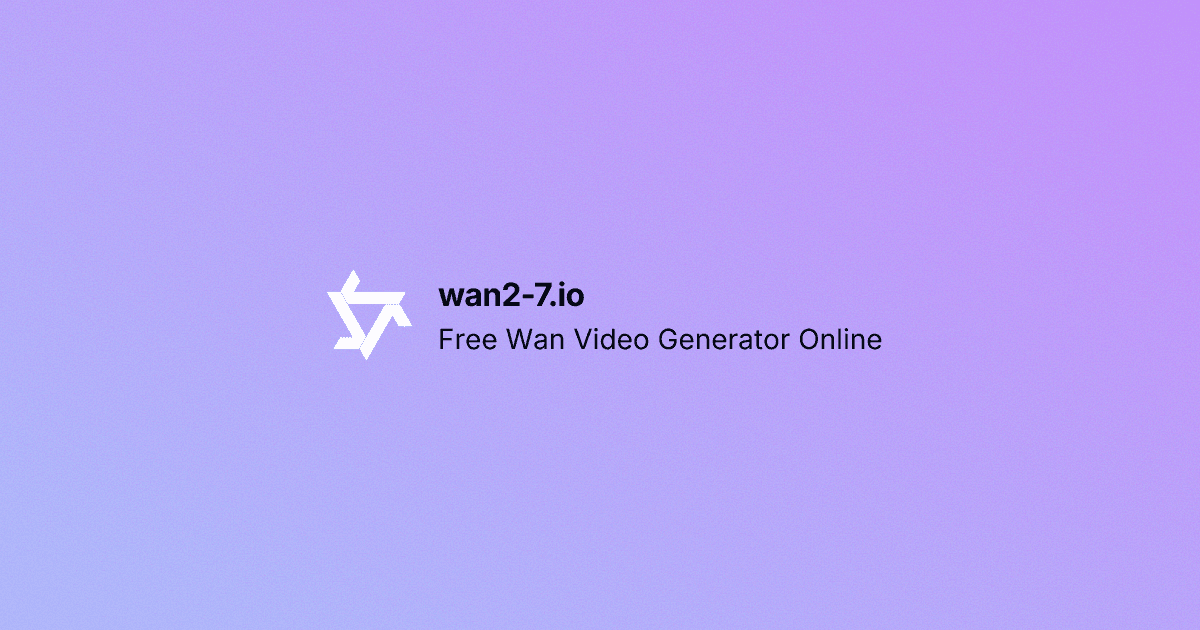 Wan 2.7 Video Generator