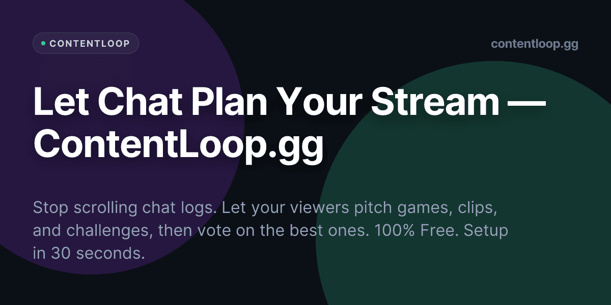 ContentLoop Stream Engagement Platform - Product Image