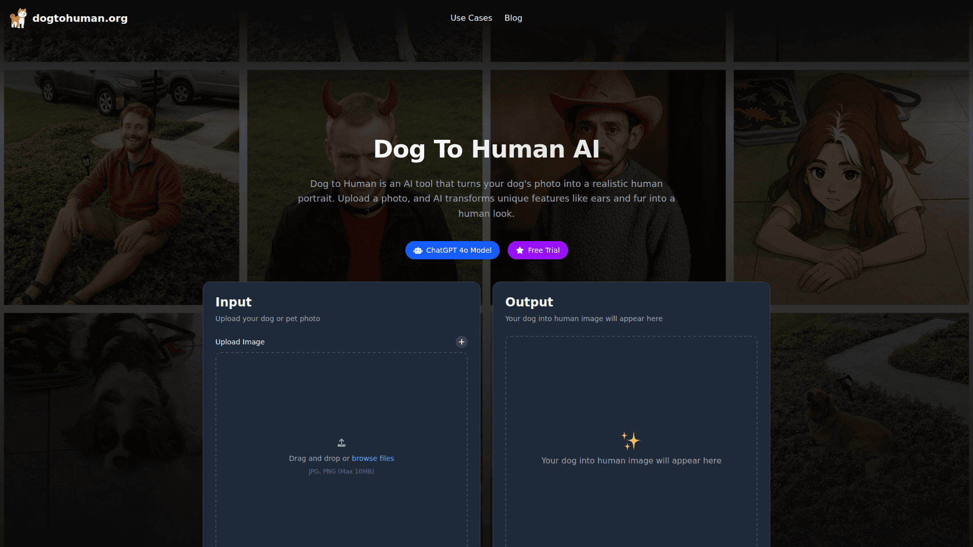 Dog to Human AI Converter - Product Image