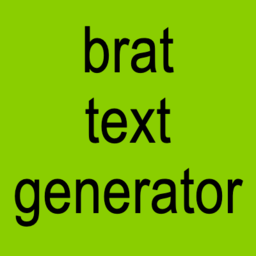 Brat Text Generator startup logo on Aura++