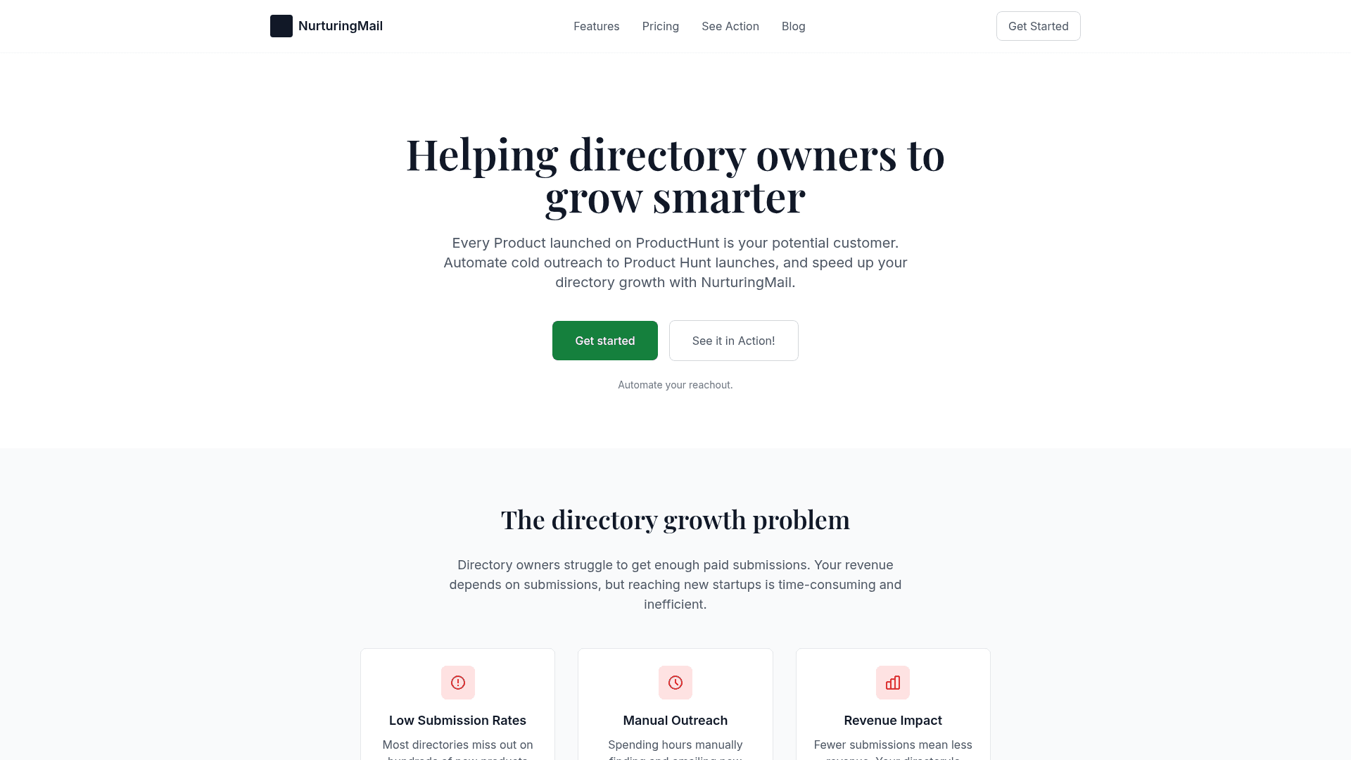 NurturingMail - Automated Outreach for Directory Growth