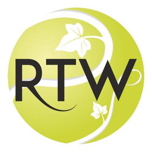 RTW-tennis Sports Equipment Store startup logo on Aura++