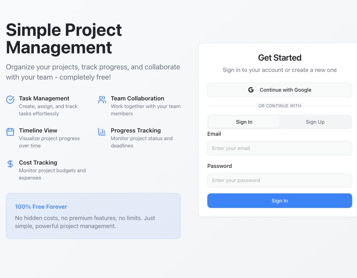 SimpleProjectManager