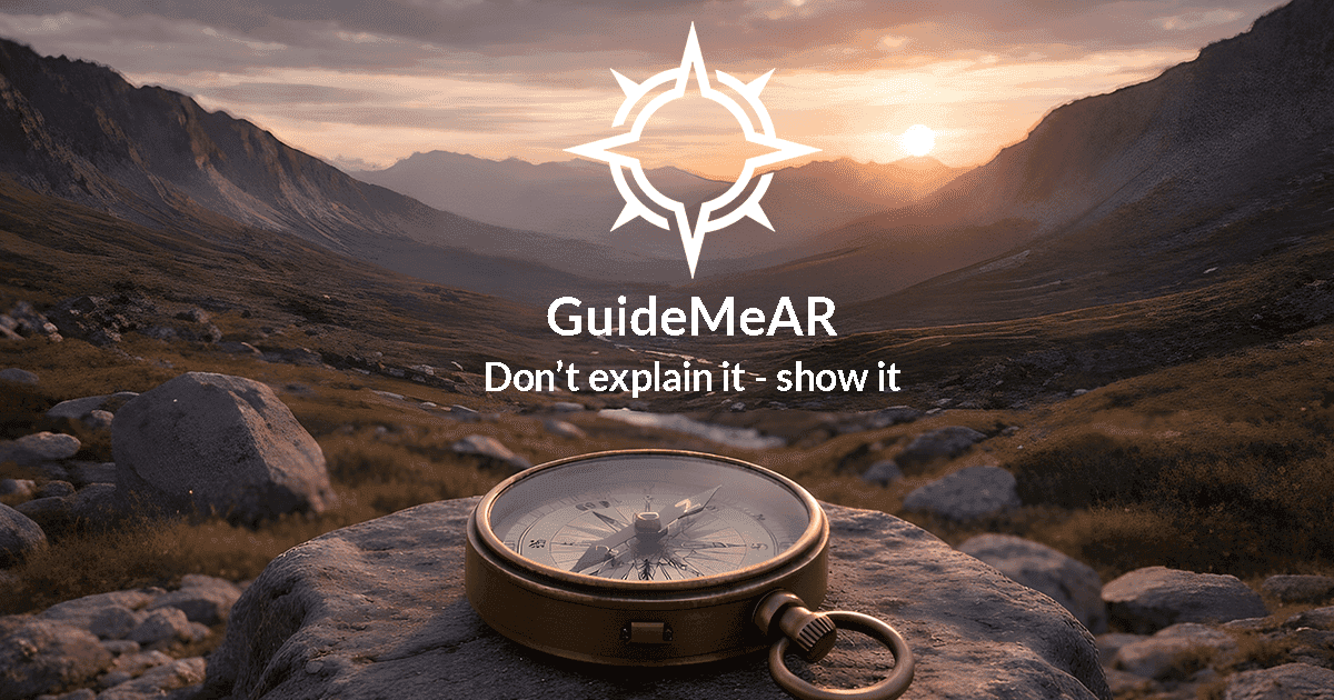 GuideMeAR - Real-Time AR Guidance Platform - Product Image