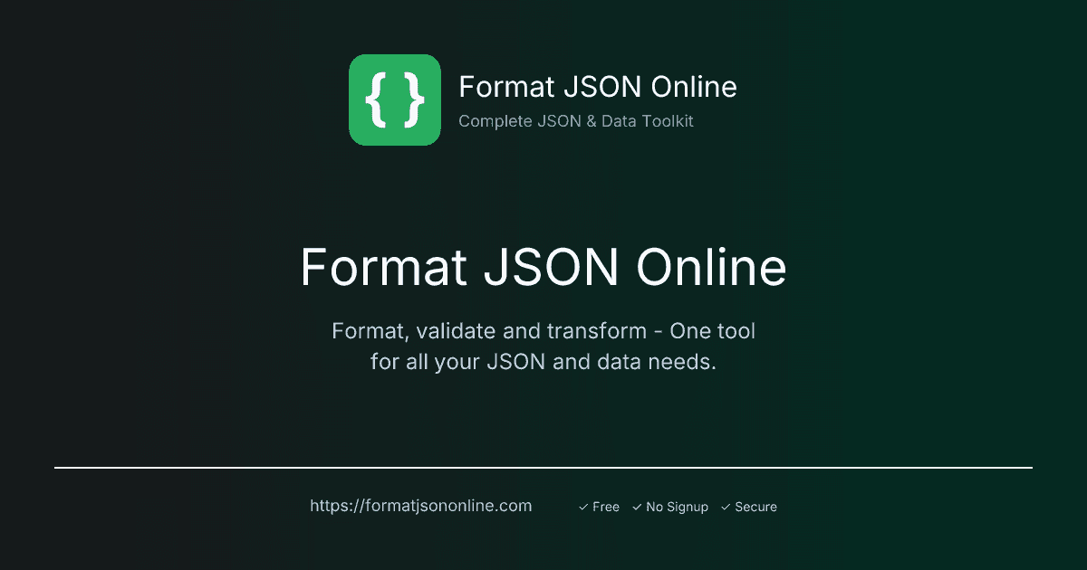 JSON Tools Suite