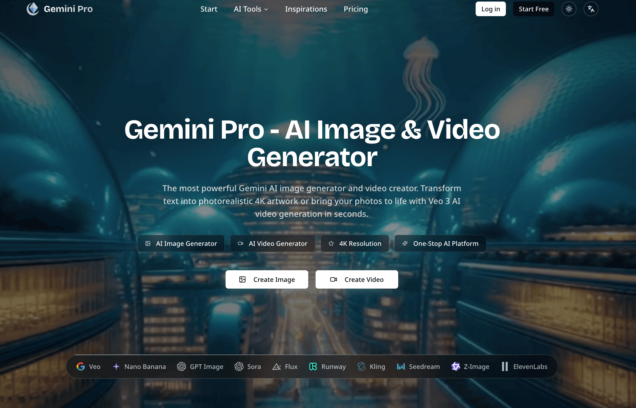 Gemini Pro - AI Image & Video Generator