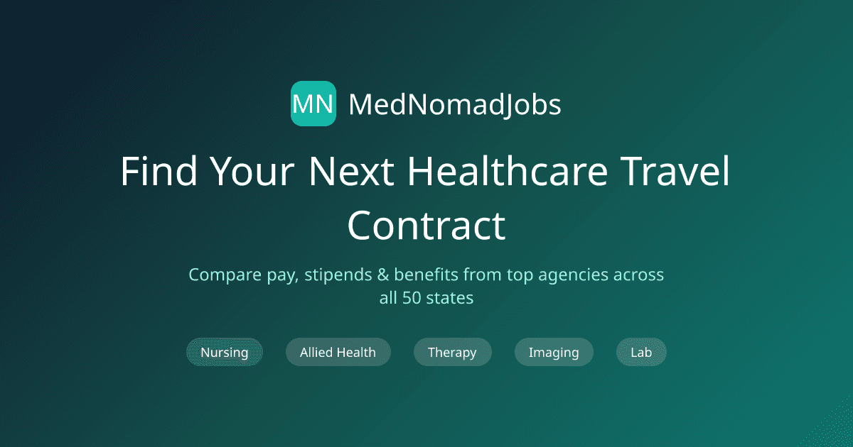 Healthcare Travel Contract Platform