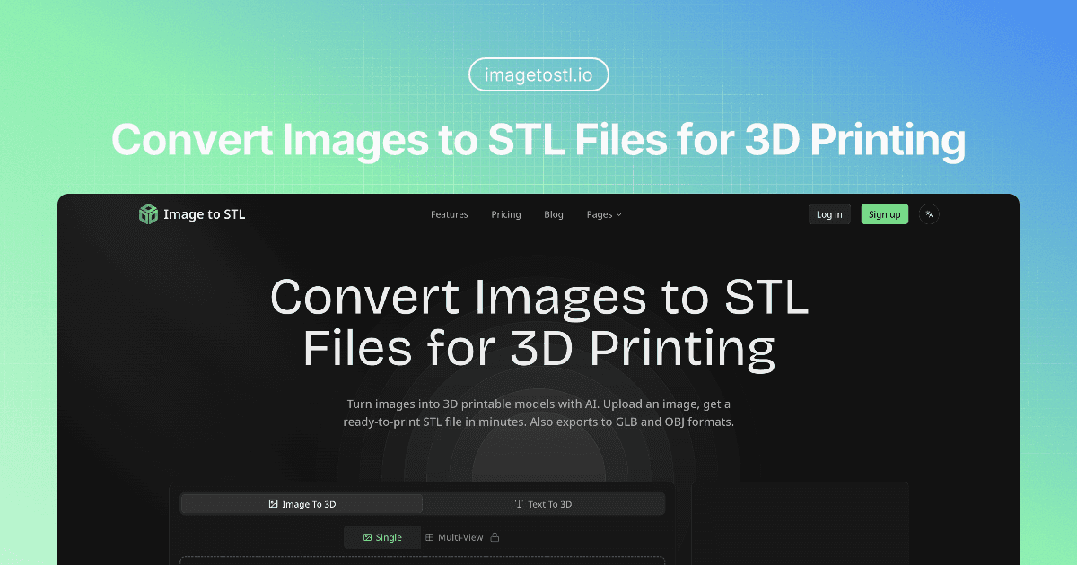 Image to STL Converter with AI - Product Image