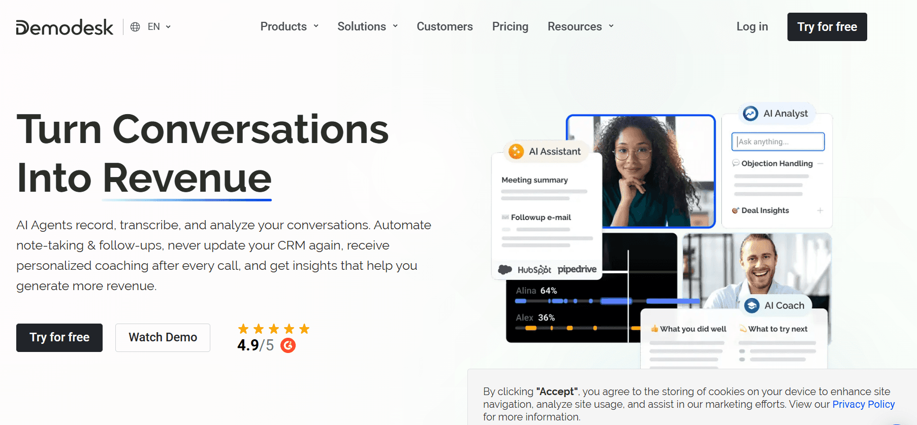 Demodesk - Product Image