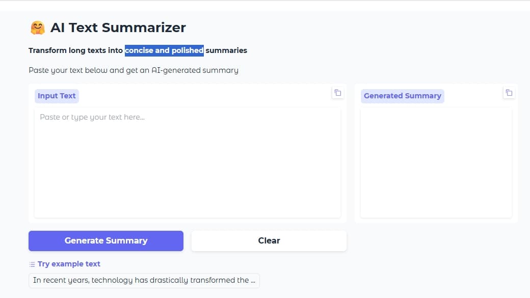 AI Text Summarizer by AI4How