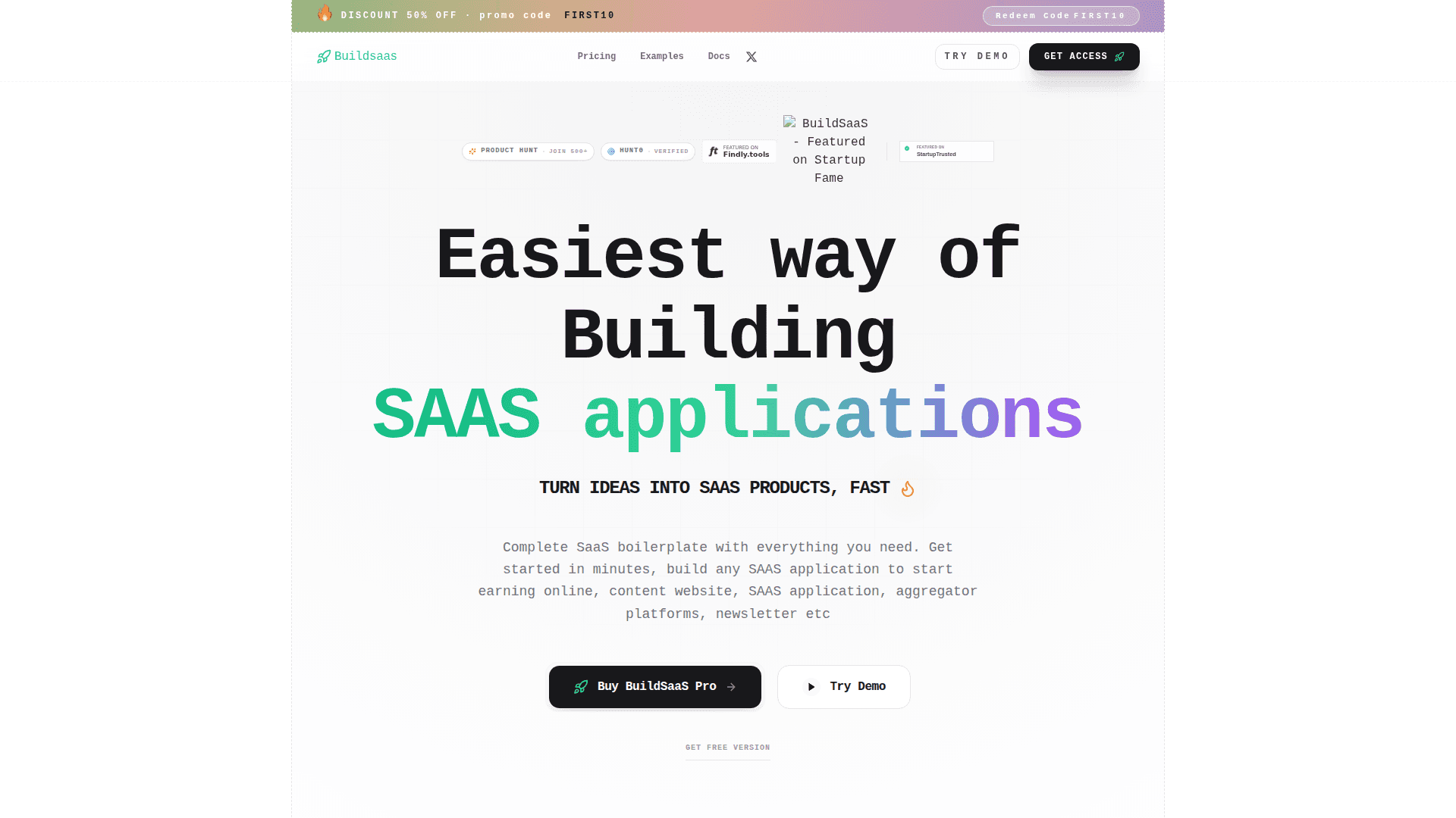 SaaS Boilerplate with Auth & Payments
