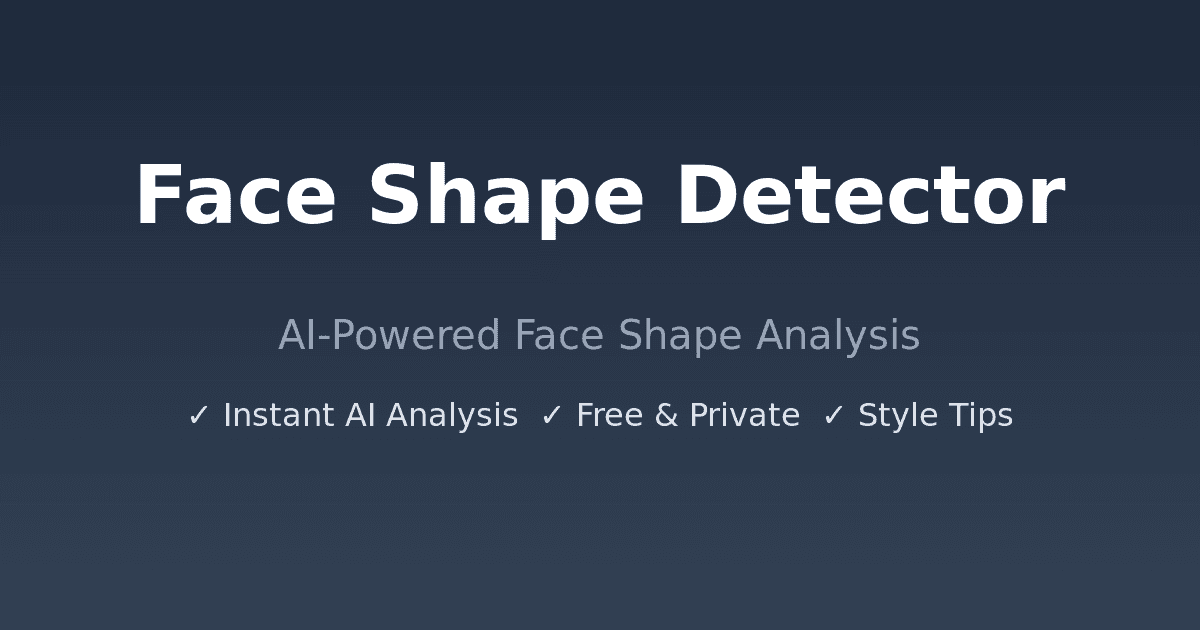 AI Face Shape Detector - Product Image