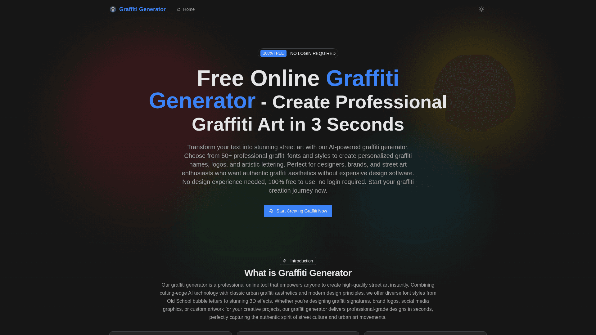 Free Online Graffiti Generator