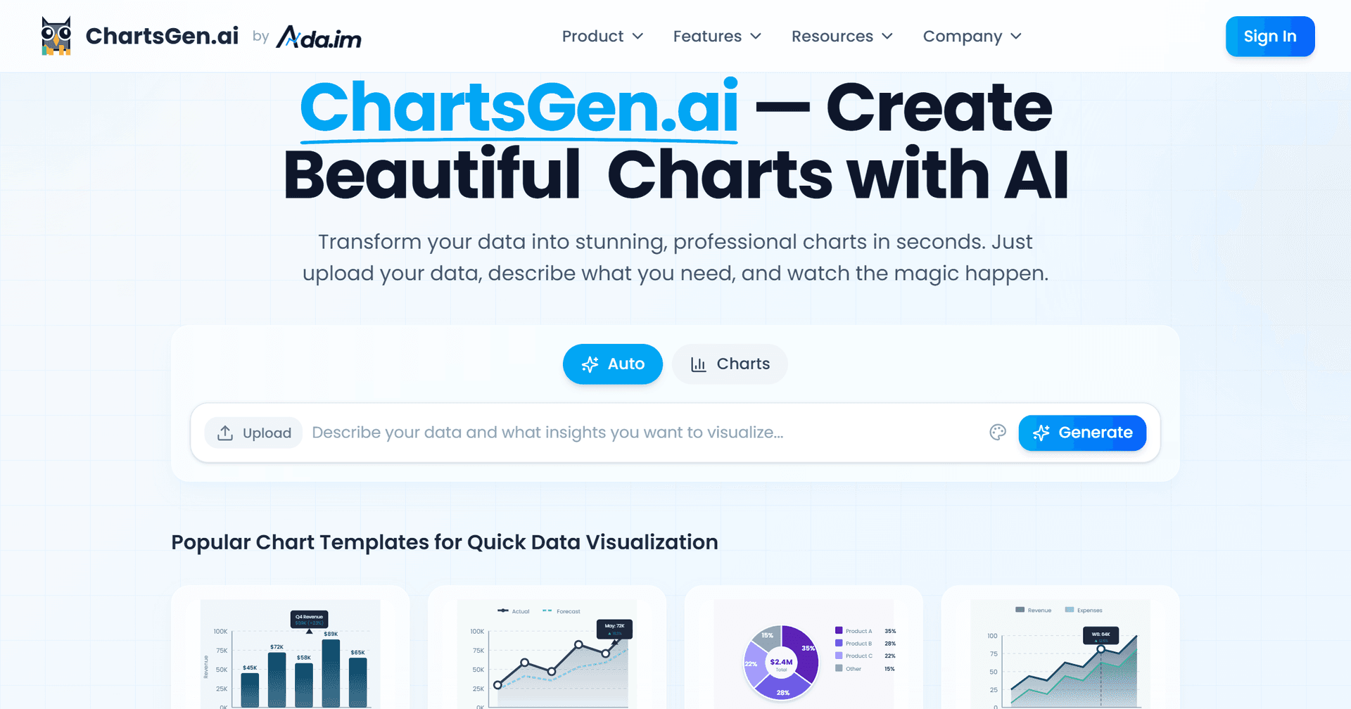 ChartGen.ai - Product Image