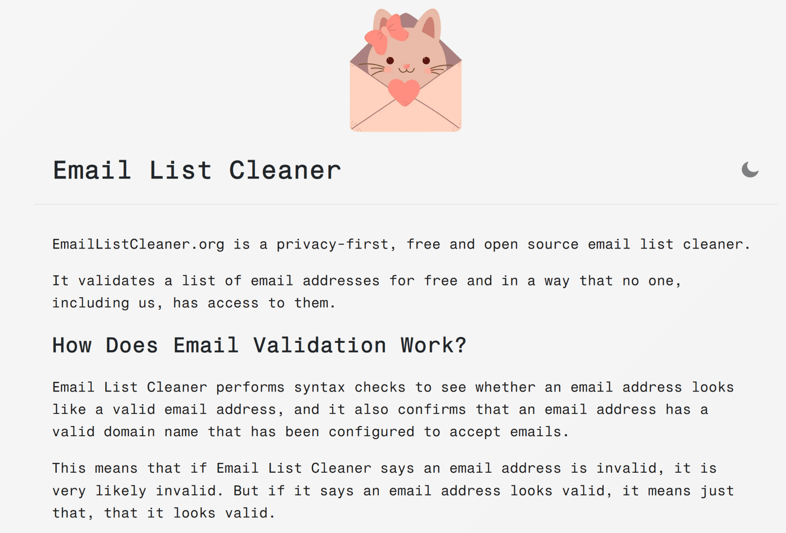 Email List Cleaner - Product Image