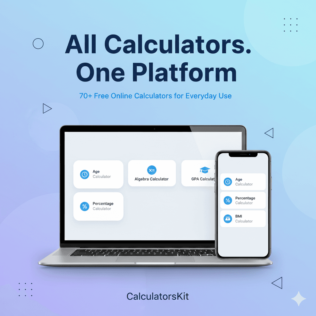 CalculatorsKit - Free Online Calculation Tools - Product Image