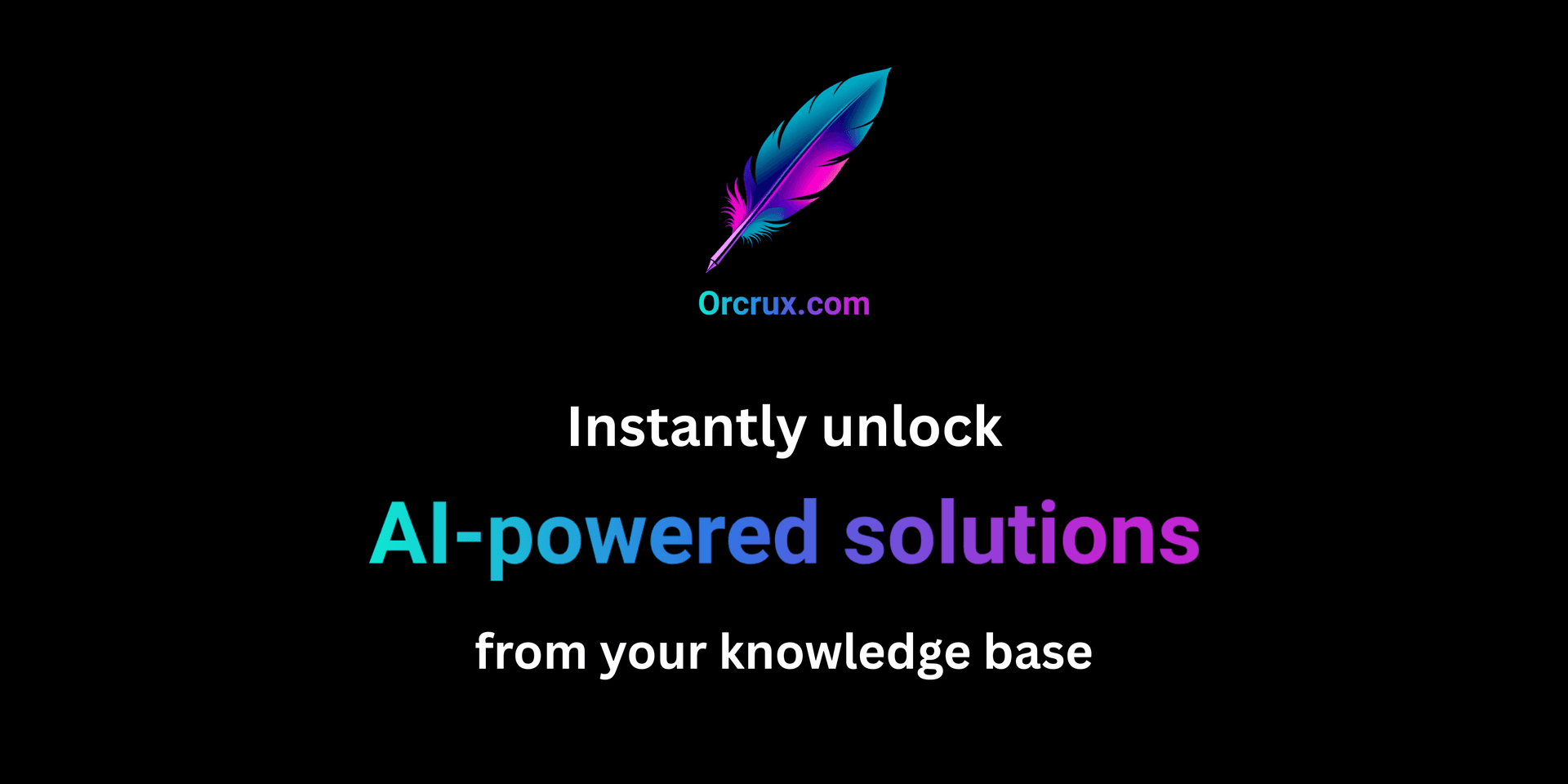 Orcrux AI Support Platform - Product Image
