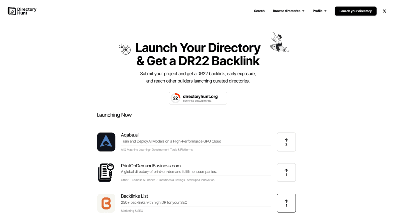 Directory Hunt - Product Image