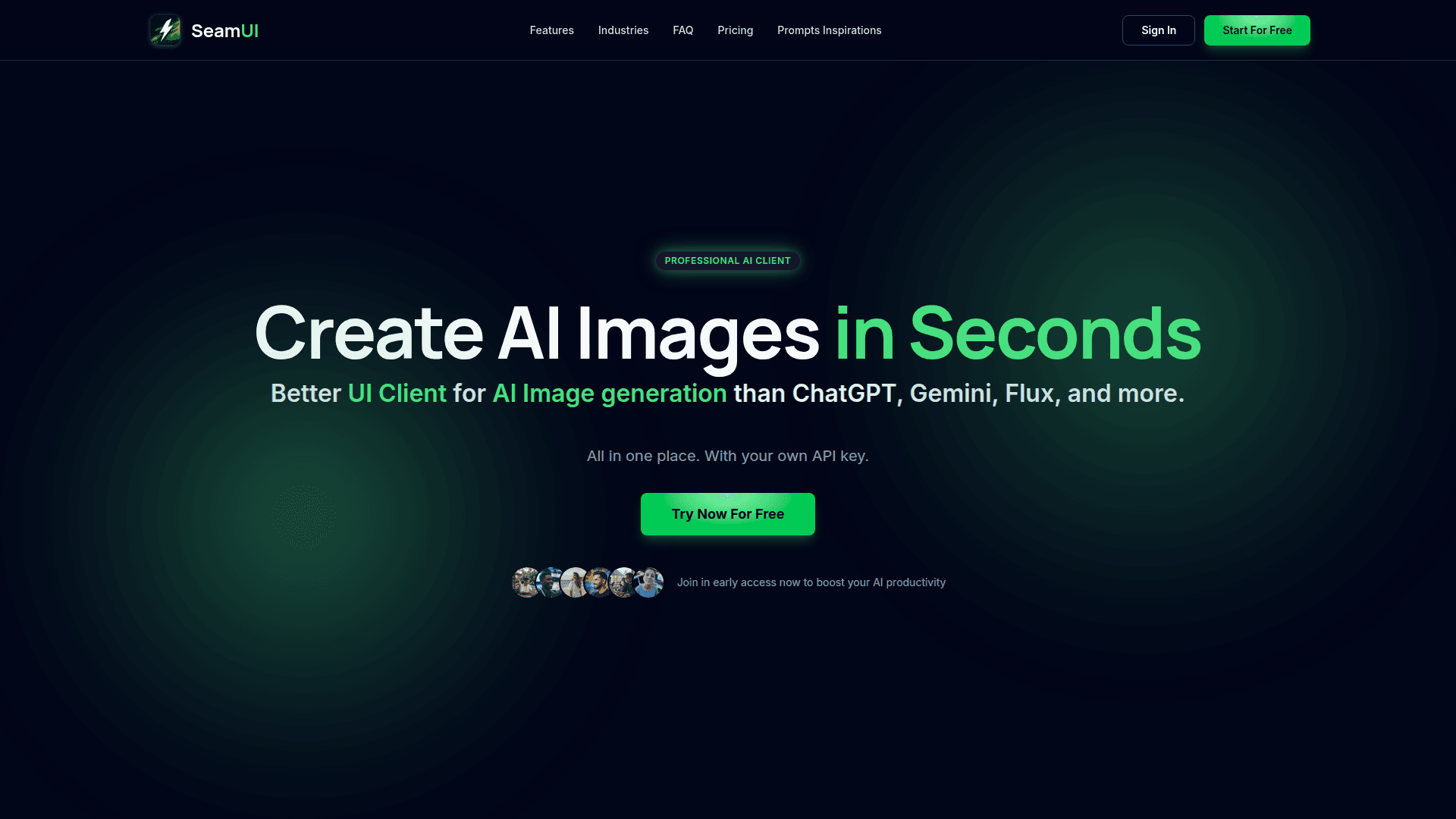 SeamUI - AI Image Client
