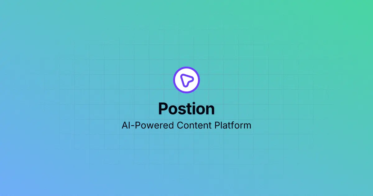 Postion: All-in-One Content Platform