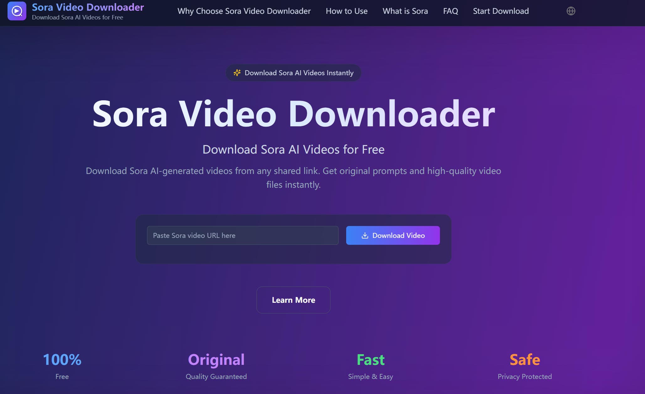 Sora Video Downloader