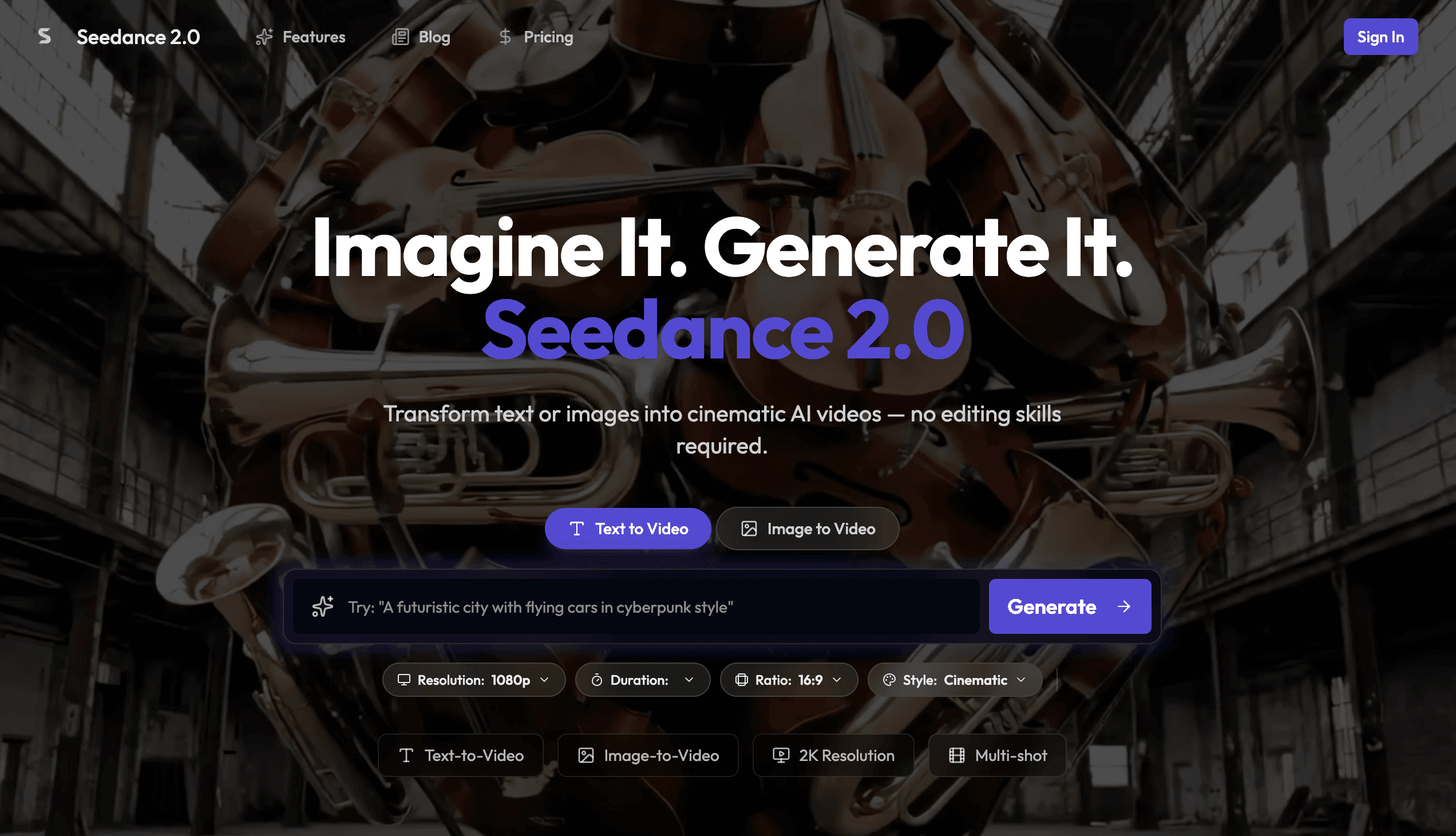 Seedance 2.0 AI Video Platform