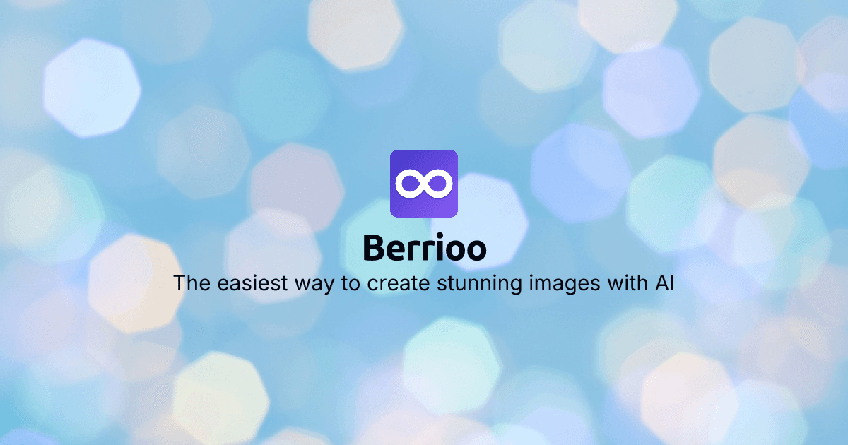 Berrioo AI Image Generator - Product Image