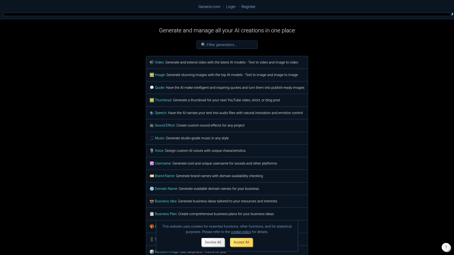 Generor - Product Image