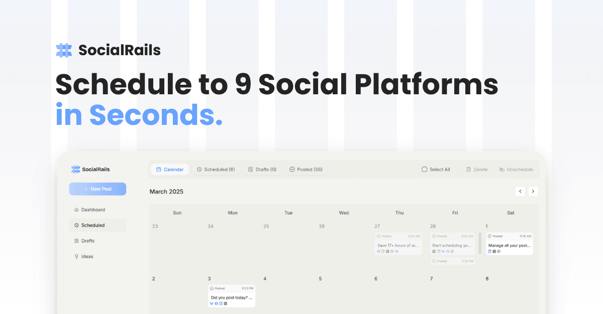 SocialRails - Social Media Management Platform