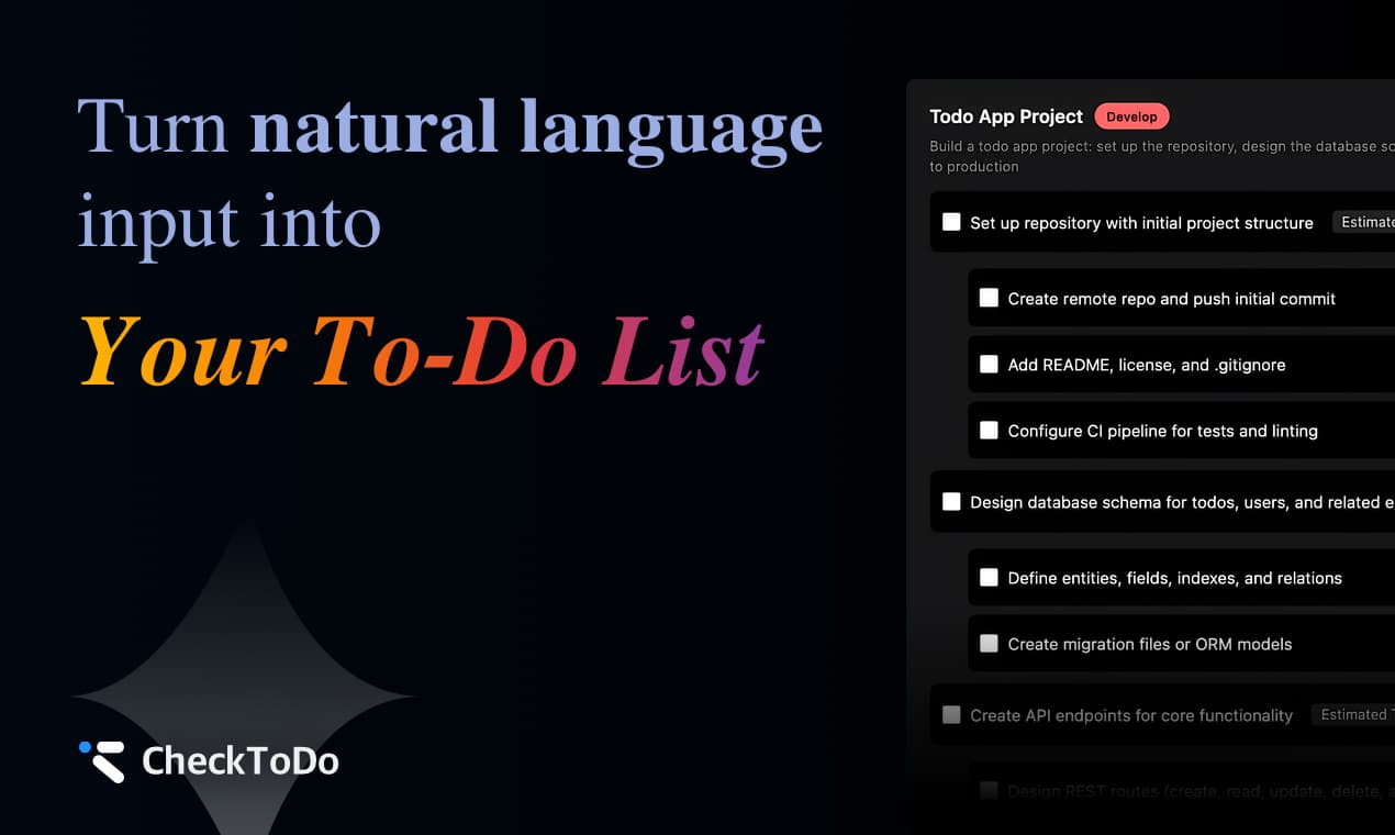 CheckToDo - AI Task Organizer - Product Image
