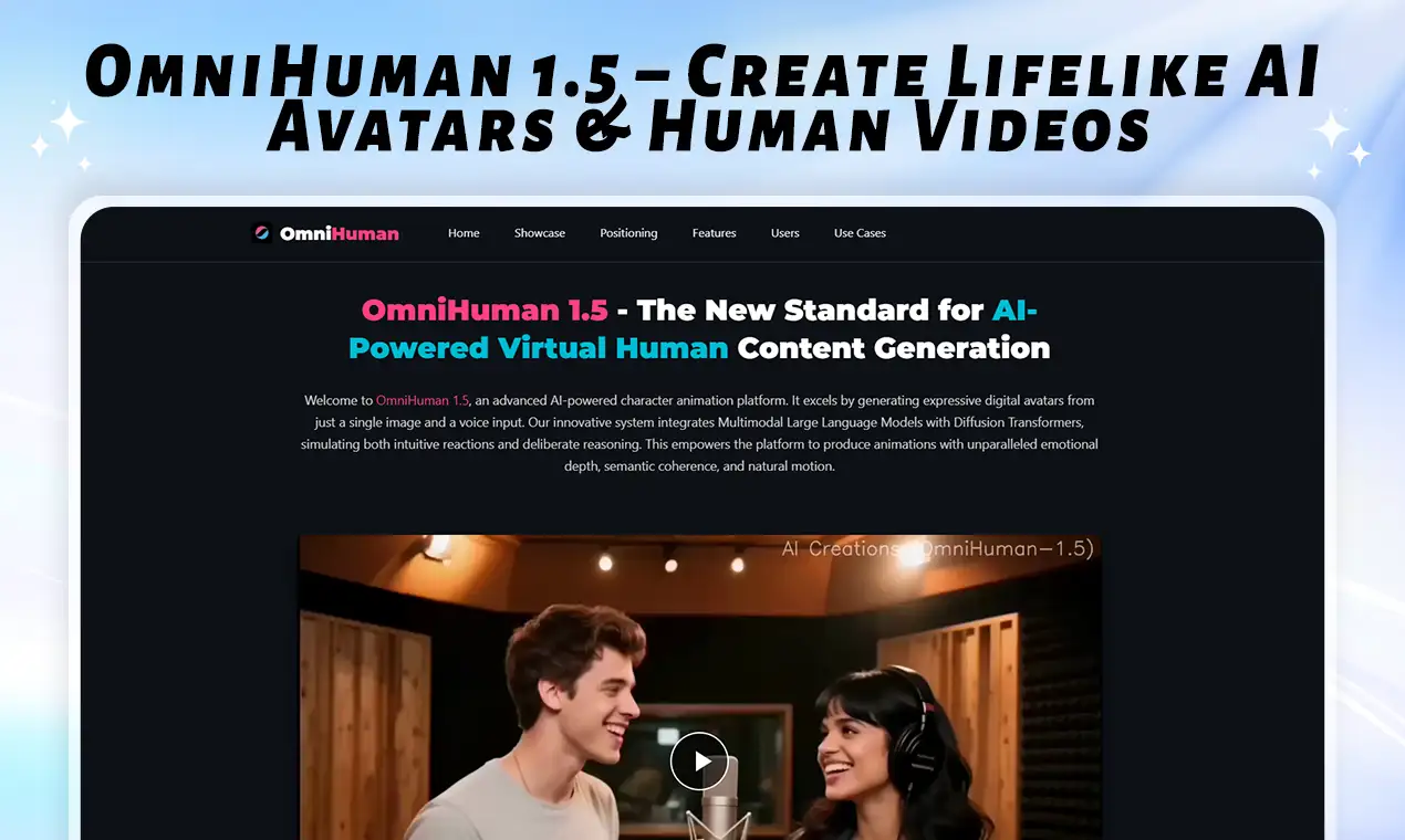 OmniHuman 1.5 - Product Image