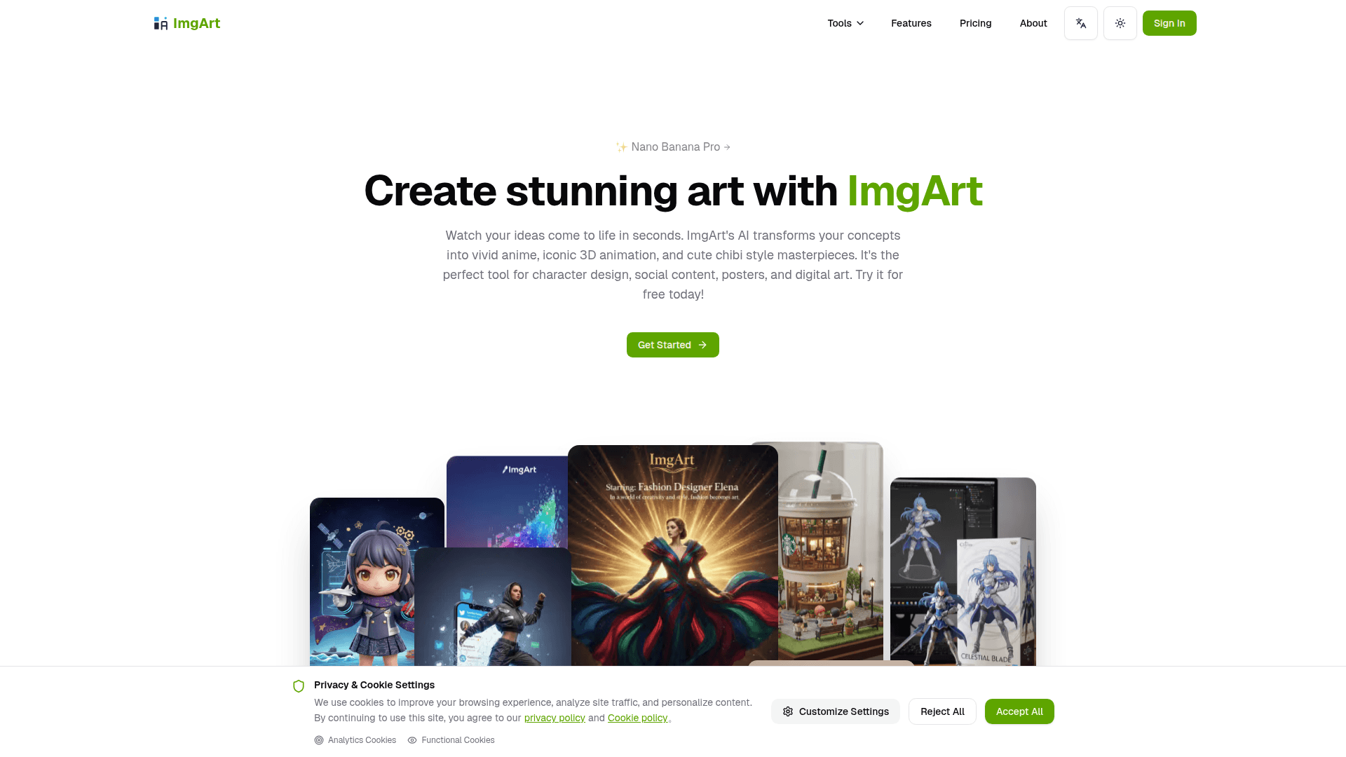 ImgArt AI Image Generator