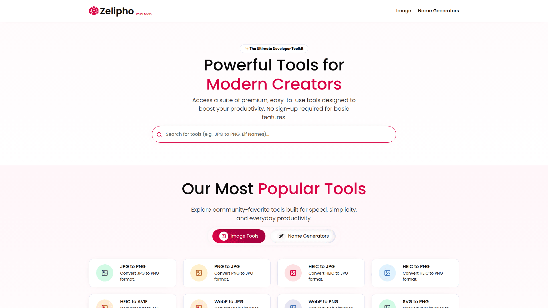 Zeliphomini Image Tools Suite - Product Image