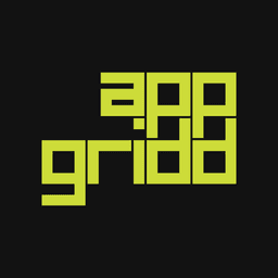 AppGridd startup logo on Aura++