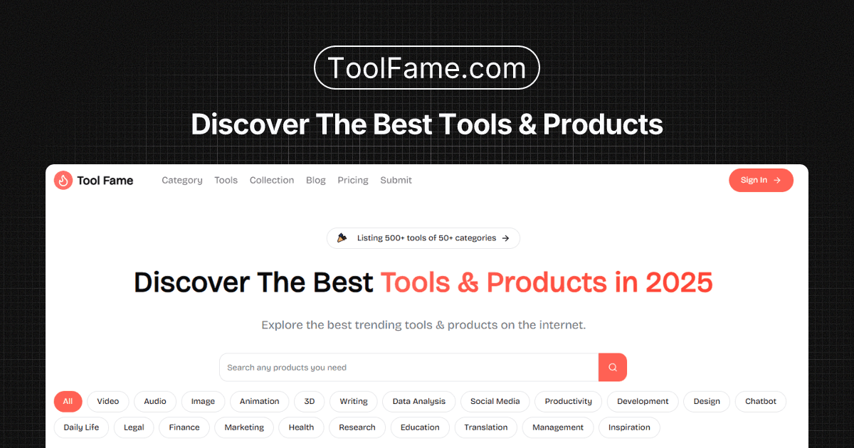 Tool Fame - Product Image