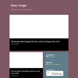 Story Scape startup logo on Aura++